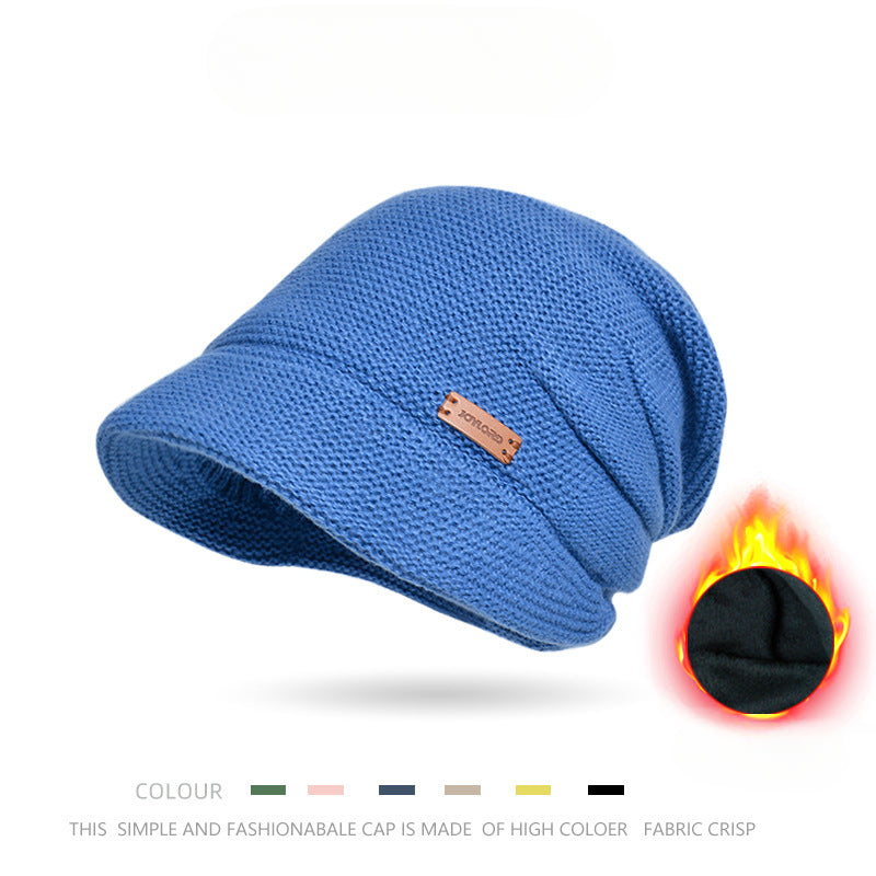 Wholesale Acrylic Thermal Covers, Wide Brimmed Winter Plush Woolen Hats